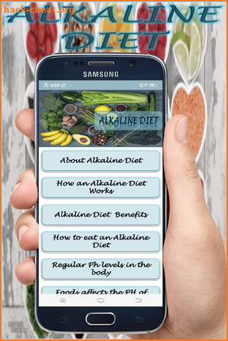 Alkaline Diet Plan screenshot