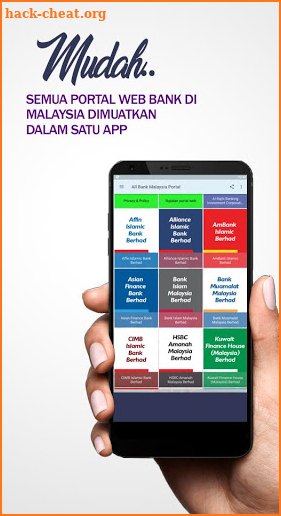 All Bank Malaysia Portal screenshot