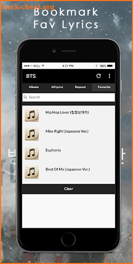 All BTS Lyrics Songs Ringtones & Wallpapers screenshot