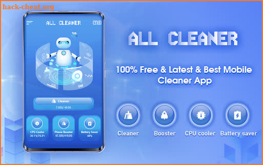 All Cleaner - 100% Free & Best Cleaner & Booster screenshot