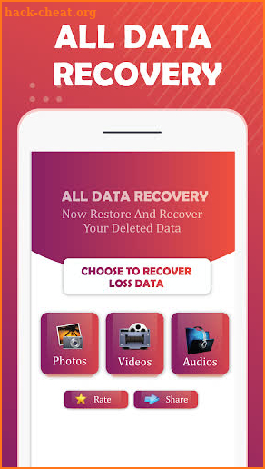 All data recovery phone memory: Data recovery screenshot