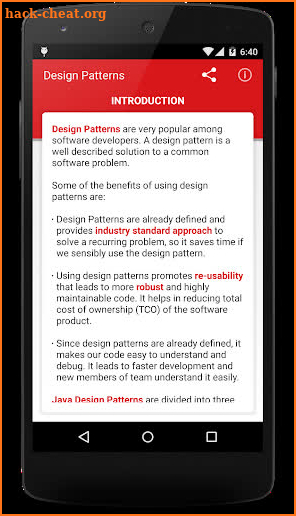 All Design Patterns Pro screenshot