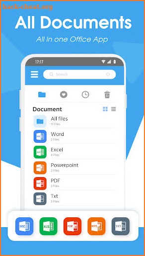 All Documents: word, excel, pdf, ppt, txt reader screenshot