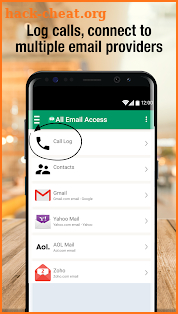 All Email Access with call screening screenshot