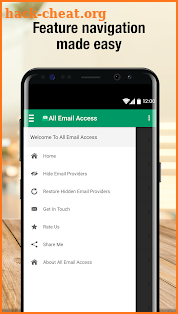 All Email Access with call screening screenshot