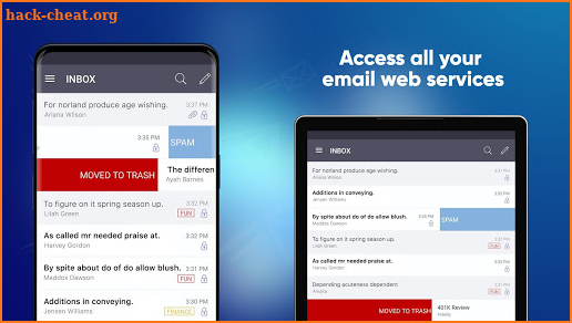 All Email Accounts in One- E mail Inbox, Read Mail screenshot