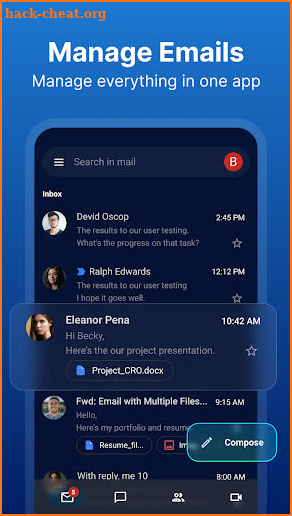 All Email Connect screenshot