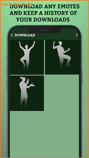 All Emotes and free Happymod Dance, Skin Tool screenshot