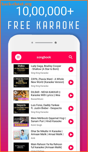 ALL Free Karaoke - Sing & Record screenshot