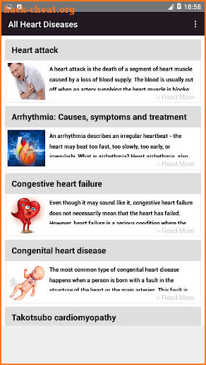 All Heart diseases and treatments screenshot