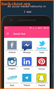 All in 1 social media app - All social networks screenshot