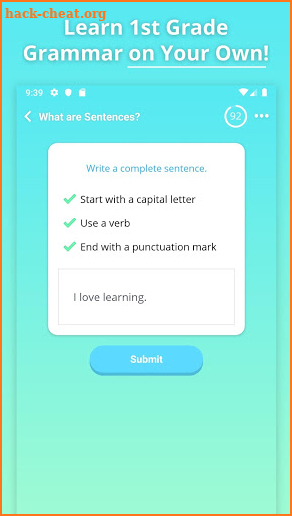All-In-One Grammar 1st Grade - Learn & Practice screenshot