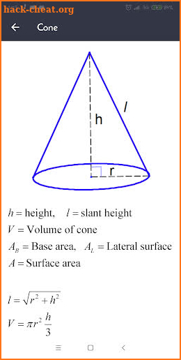 All-In-One Maths Formula Book screenshot