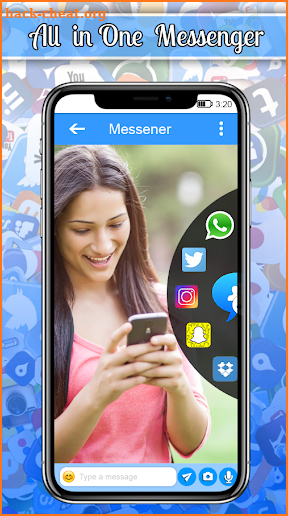 All in One Messenger - All Social Networks in One screenshot