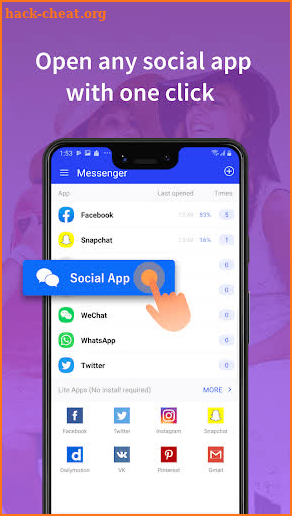 All in One Messenger for Social App screenshot