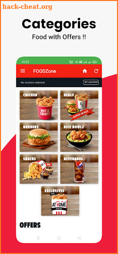 All In One Online Food Delivery FoodZone screenshot