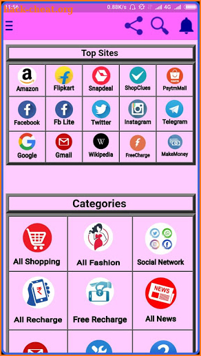 All In One Shopping App screenshot