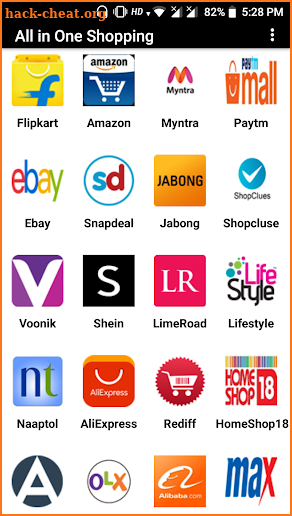 All in One Shopping App 2018 screenshot