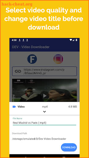 All in One Video Downloader screenshot