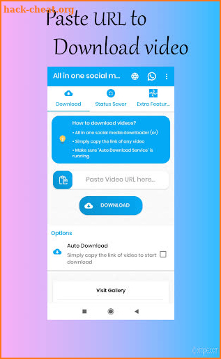 All in One video downloader 2020: Social media screenshot