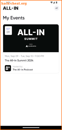 All-In Summit screenshot