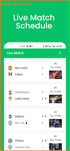 All Live Football Score: Live Football TV | News screenshot