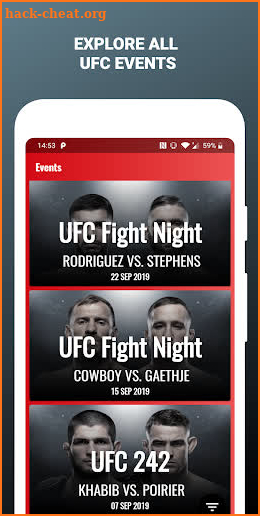 All MMA - UFC Latest News & Live Fights screenshot