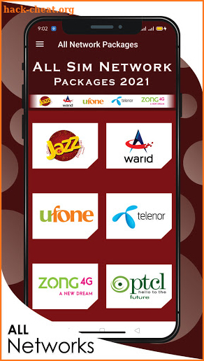 All Network Packages 2021 screenshot