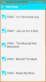 All New Songs FNAF 2018 screenshot