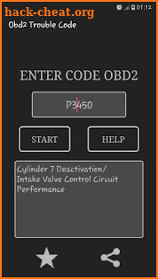All OBD2 Trouble Codes screenshot