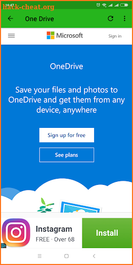 All online cloud storage 2018 screenshot