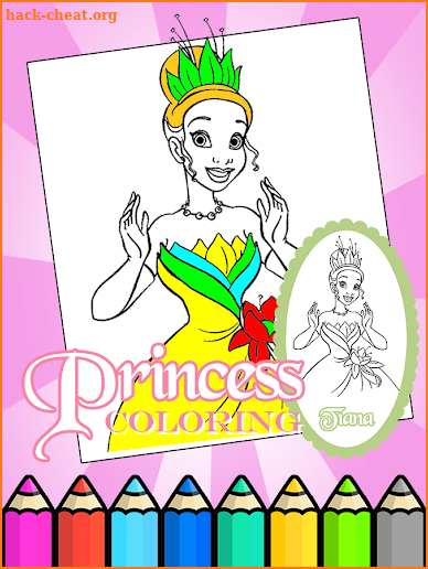 All Princess Coloring Pages screenshot