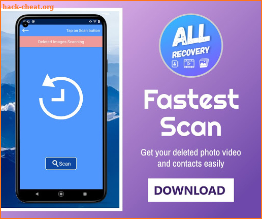 All Recovery : Photo Video & Contacts screenshot