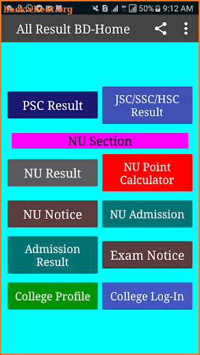 All Result BD - PSC/JSC/SSC/HSC/NU Result & Notice screenshot