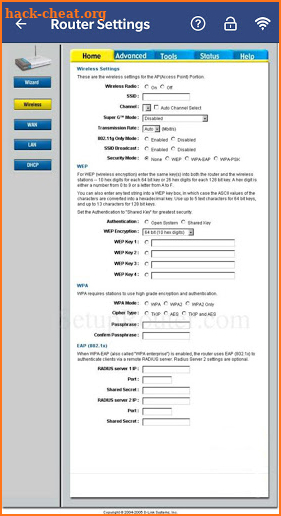 All Router Admin Setup: Setup Router WiFi Password screenshot
