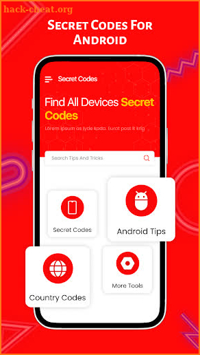 All Secret Codes for Android screenshot