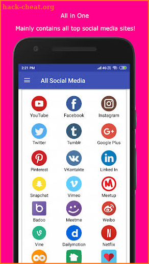 All Social Media - All social networks in one app screenshot