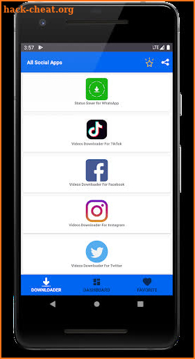 All Social Media in One App screenshot