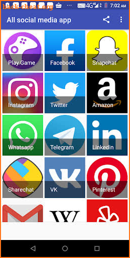 All social media - social network all in one app screenshot