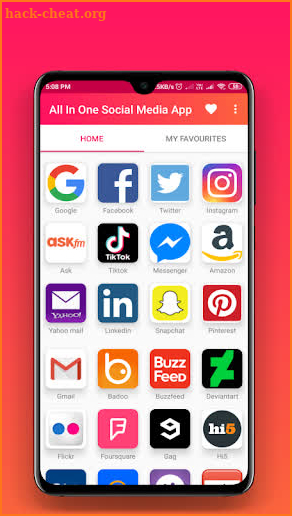 All Social Media - Social Network in One App screenshot