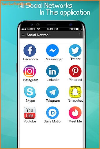 All Social Network 2018 - All in One Messenger screenshot