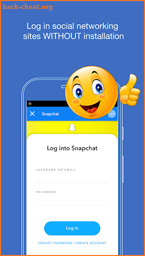 All Social Networks & All Messenger In One App screenshot