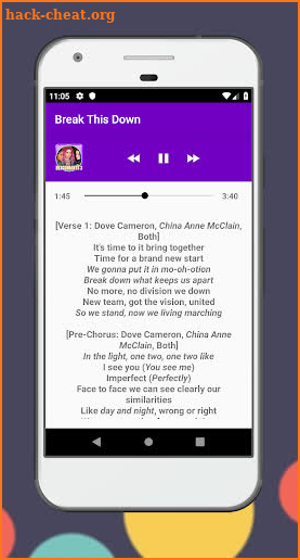 All song Descendants 3 + lyrics screenshot