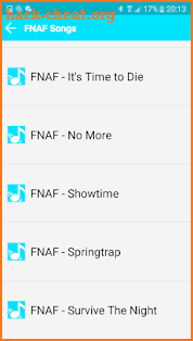 All Songs FNAF 1234 screenshot