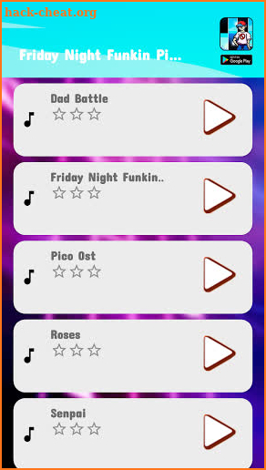 All Songs Friday Night Funkin Piano Tiles screenshot