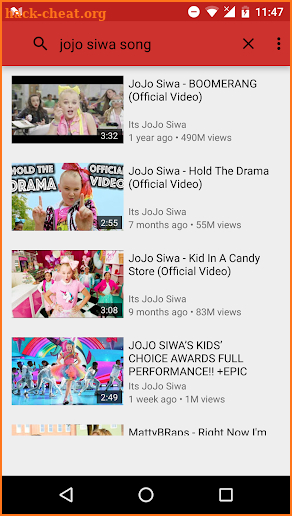 All Songs Jojo Siwa 2018 Music Videos screenshot