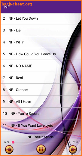 All Songs NF - Offline screenshot