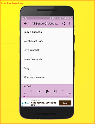 All Songs Of Justin Bieber Offline screenshot