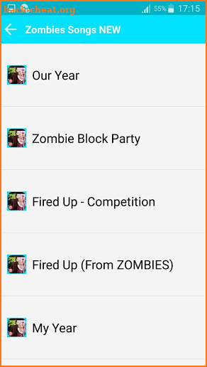 All Songs Of Zombies 2018 screenshot