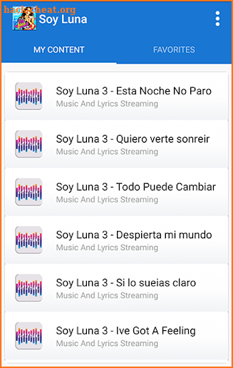 All Songs Soy Luna -Top Hits Music Lyrics screenshot